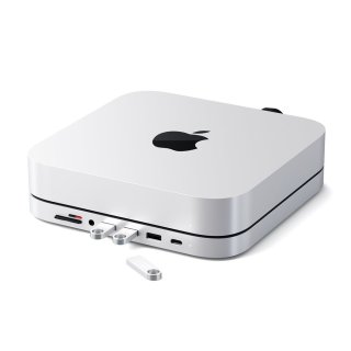 @Satechi Aluminum Mac Mini (2020/2023) / Studio (2022/2023) Stand Hub - Silver