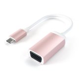 !Satechi USB-C to VGA Adapter - Rose Gold