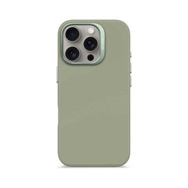 Decoded Anti-Microbial Silicone Backcover - iPhone 16 Pro - Jade