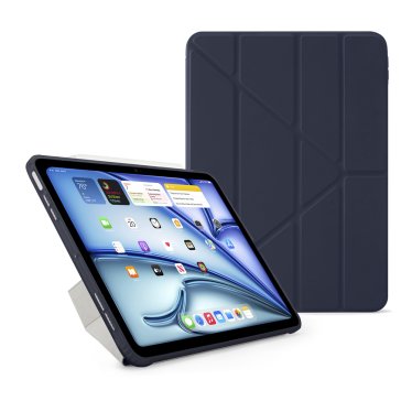 Pipetto Origami Case - iPad Air 10.9" (2020/2022) / iPad Air 11" (2024) - Dark Blue