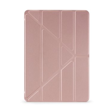 Pipetto Metallic Origami Case (TPU) - iPad 10.2" (2019 - 2021) - Rose Gold