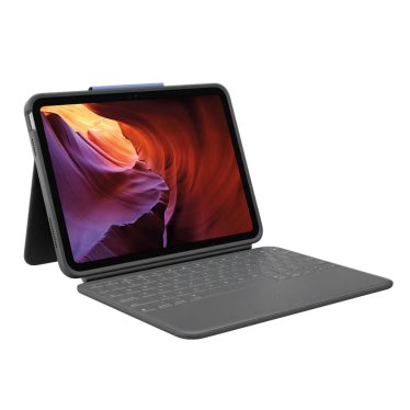 #Logitech Rugged Folio - iPad 10.9" (2022) / iPad 11" (2025) - Black - US Key