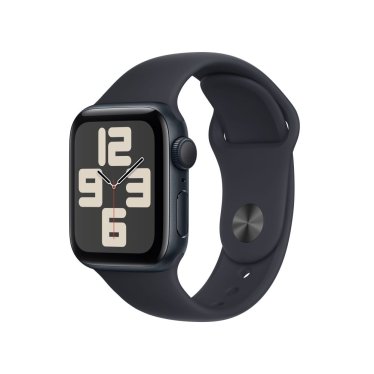 !Apple Watch SE  - 40mm - Midnight - Midnight - Sport Band - S/M (130-180mm)