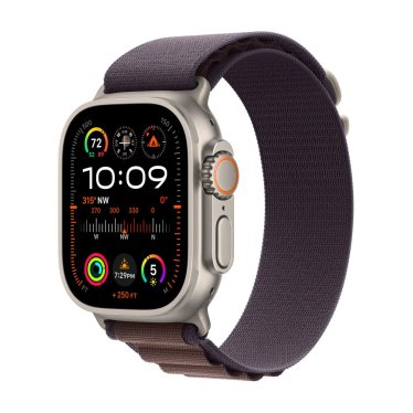 !Apple Watch Ultra 2  - 49mm Titanium - Indigo - Alpine Loop - M (145-190mm)