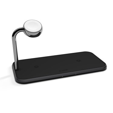 ZENS Dual Qi Wireless Charger + Watch - 10W - Black