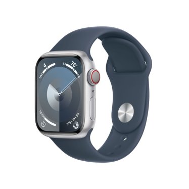 [Open Box] Apple Watch S9  - 41mm Aluminium - Silver - Storm Blue - Sport Band - S/M (130-180mm)
