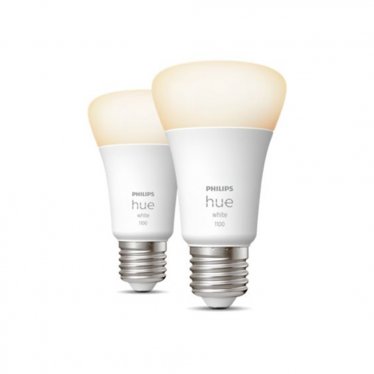 Philips Hue - Warm White - Duo pack - E27 - 1100lm