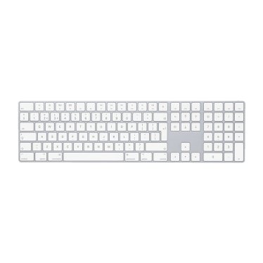 [Open Box] Apple Magic Keyboard with Numeric Keypad - Silver/White - NL