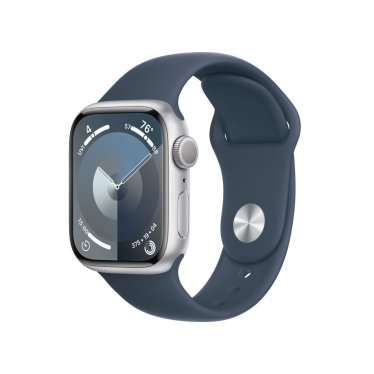 [Open Box] Apple Watch S9  - 41mm Aluminium - Silver - Storm Blue - Sport Band - M/L (150-200mm)