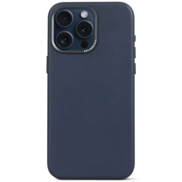 Decoded Leather Backcover - iPhone 15 Pro Max - True Navy