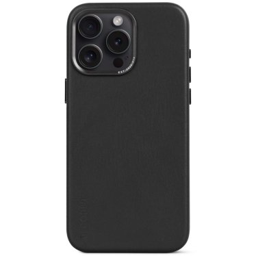 Decoded Leather Backcover - iPhone 15 Pro Max - Black