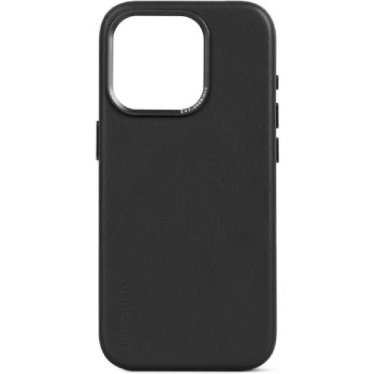 Decoded Leather Backcover - iPhone 15 Pro - Black