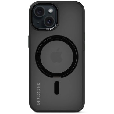 Decoded Recycled Plastic Backcover - iPhone 15 - Transparant/Black