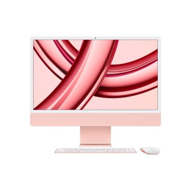 iMac 24" Pink - M3 8C-CPU & 10C-GPU - 16GB - 512GB - Gbit Eth - MK-TID-NUM - Mouse