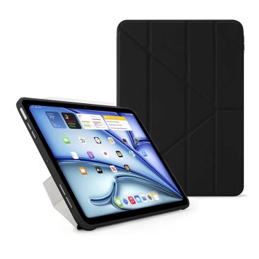 Pipetto Origami Case - iPad Air 10.9 (2020/2022) / iPad Air 11 (2024) - Black