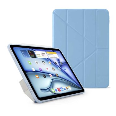 Pipetto Origami Case - iPad Air 10.9 (2020/2022) / iPad Air 11 (2024) - Light Blue